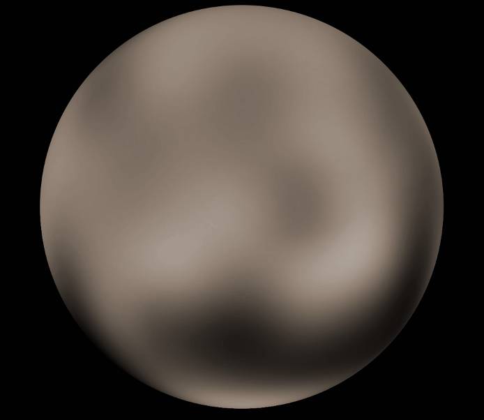 Pluto, z Hubblova teleskopu