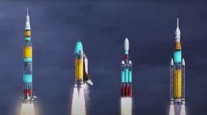obrázek: Animace: jak rakety spotřebovávají své palivo?